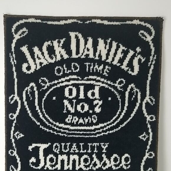 RARE VTG Jack Daniels Old No. 7 Rug 17x27 inch Tenn. Whiskey 90 Proof Door Mat - Picture 5 of 7